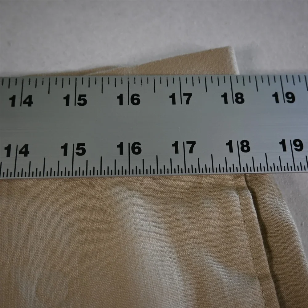 Pronto Uomo 36x30 Beige Khaki 100%‎ Linen Flat Front Straight Mens Pants